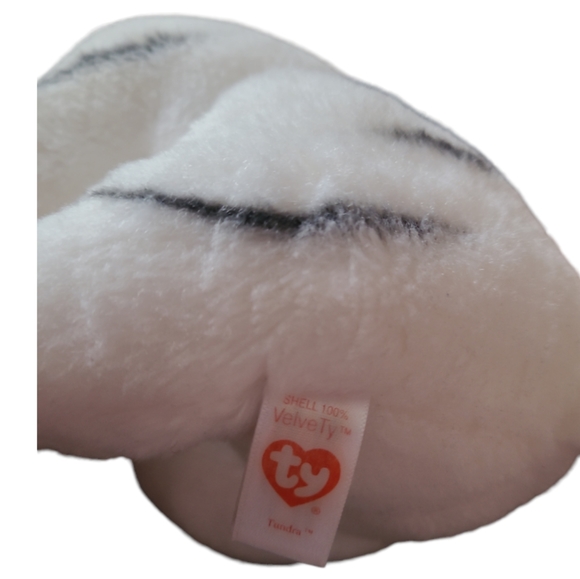 2/$30! Ty Beanie Baby Tundra The White Tiger - Picture 6 of 10
